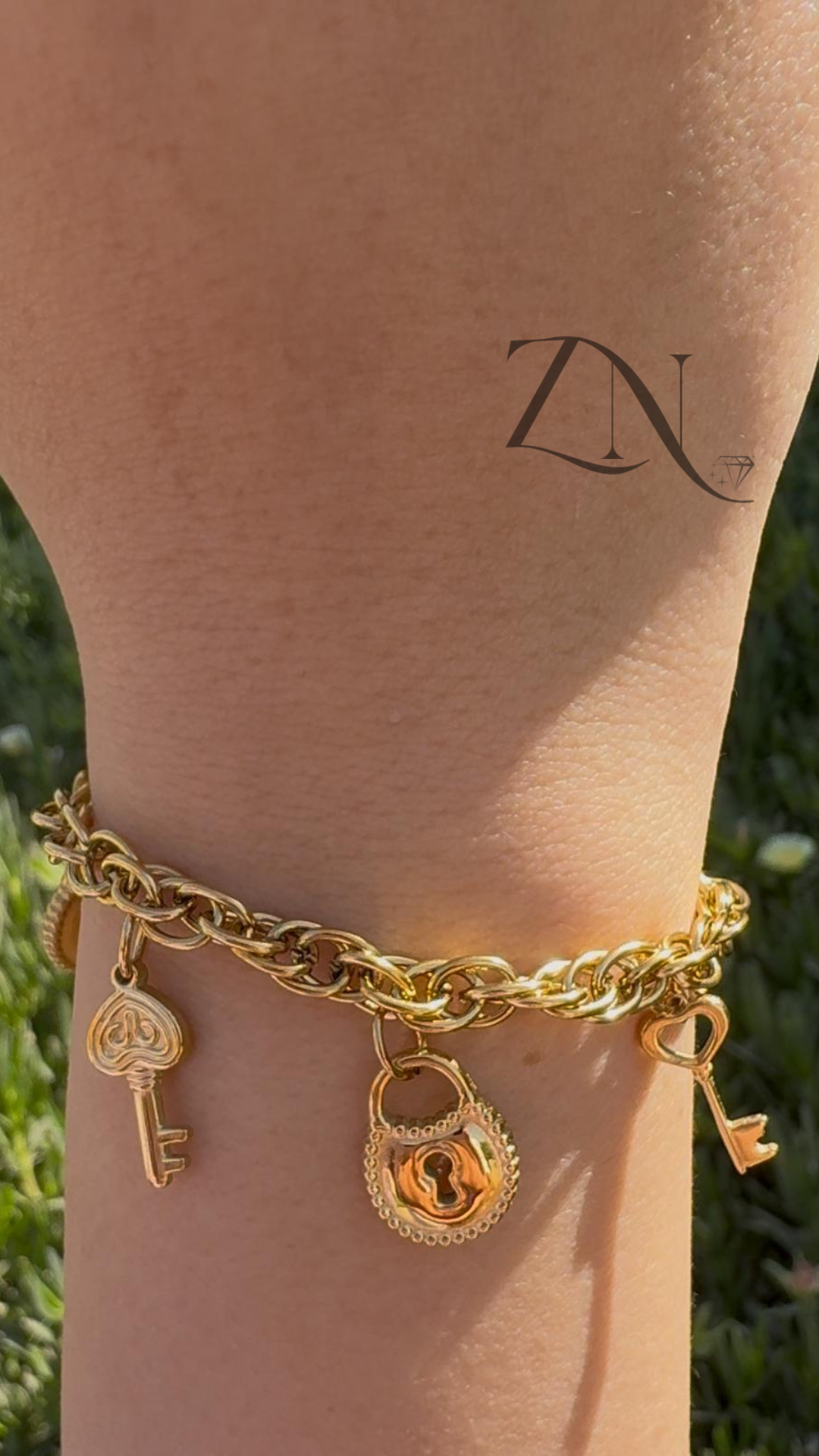 Key to My Heart Charm Bracelet