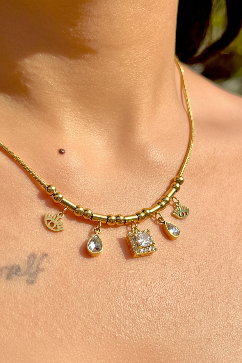 Charm Beaded Necklace