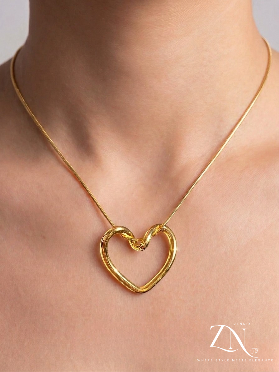 Melted Heart Necklace