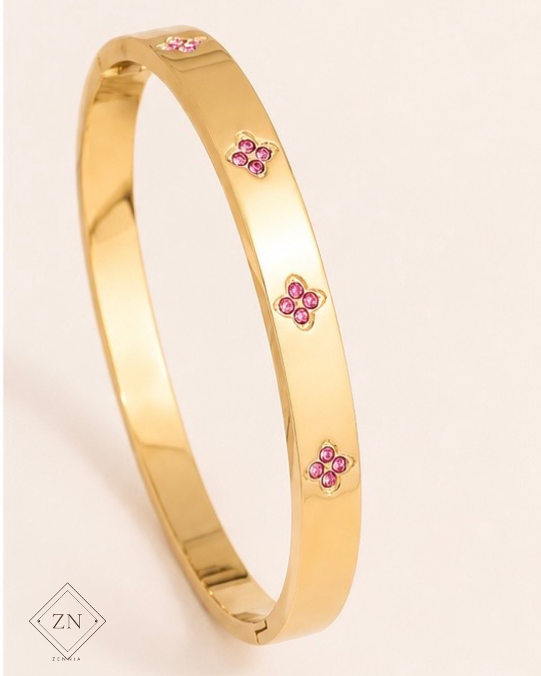 Pink Blossom Bangle