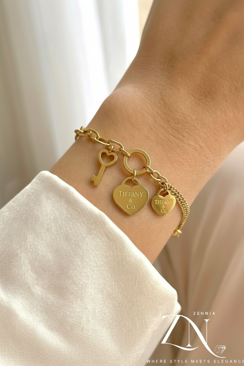 Golden locket Bracelet