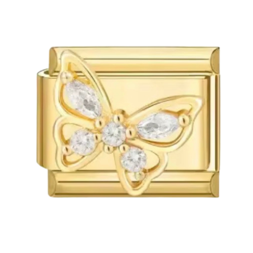 Golden Butterfly Charm