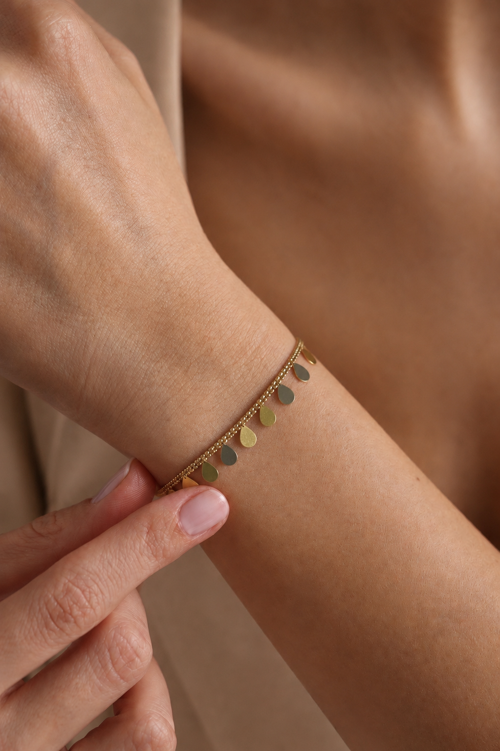 Golden Flow Bracelet