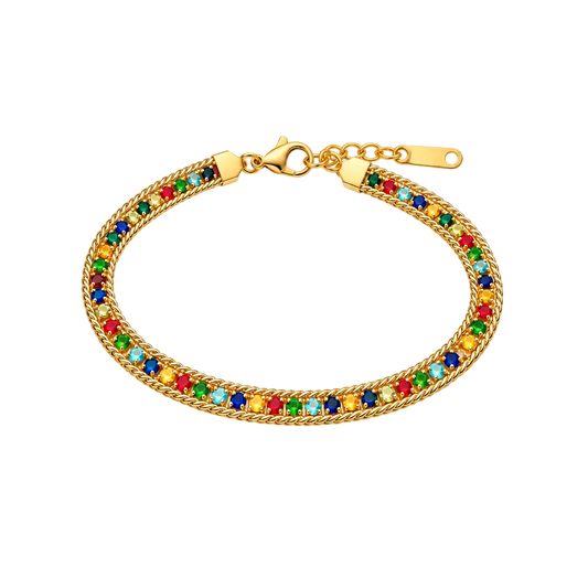 Prism Rainbow Gem Bracelet
