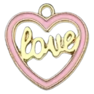 Babypink Loveheart Charm