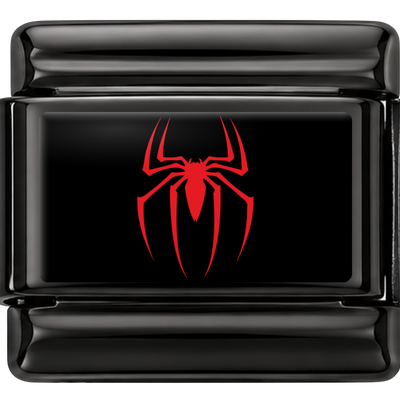 Black Spider Emblem Charm