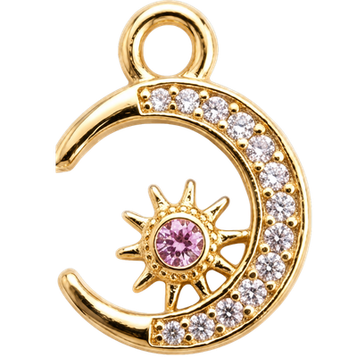 Crescent Pink Crystals