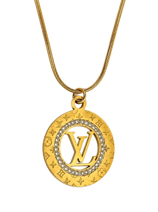 Halo Monogram Necklace