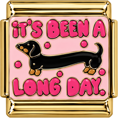 Its Been a Long Day Dachshund Charm