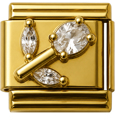 Key Crystal Gold