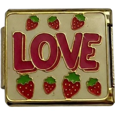 Love Strawberry Enamel