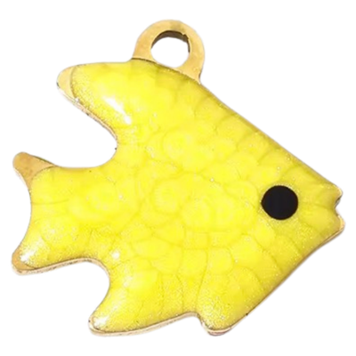 Mini Yellow Fish Charm
