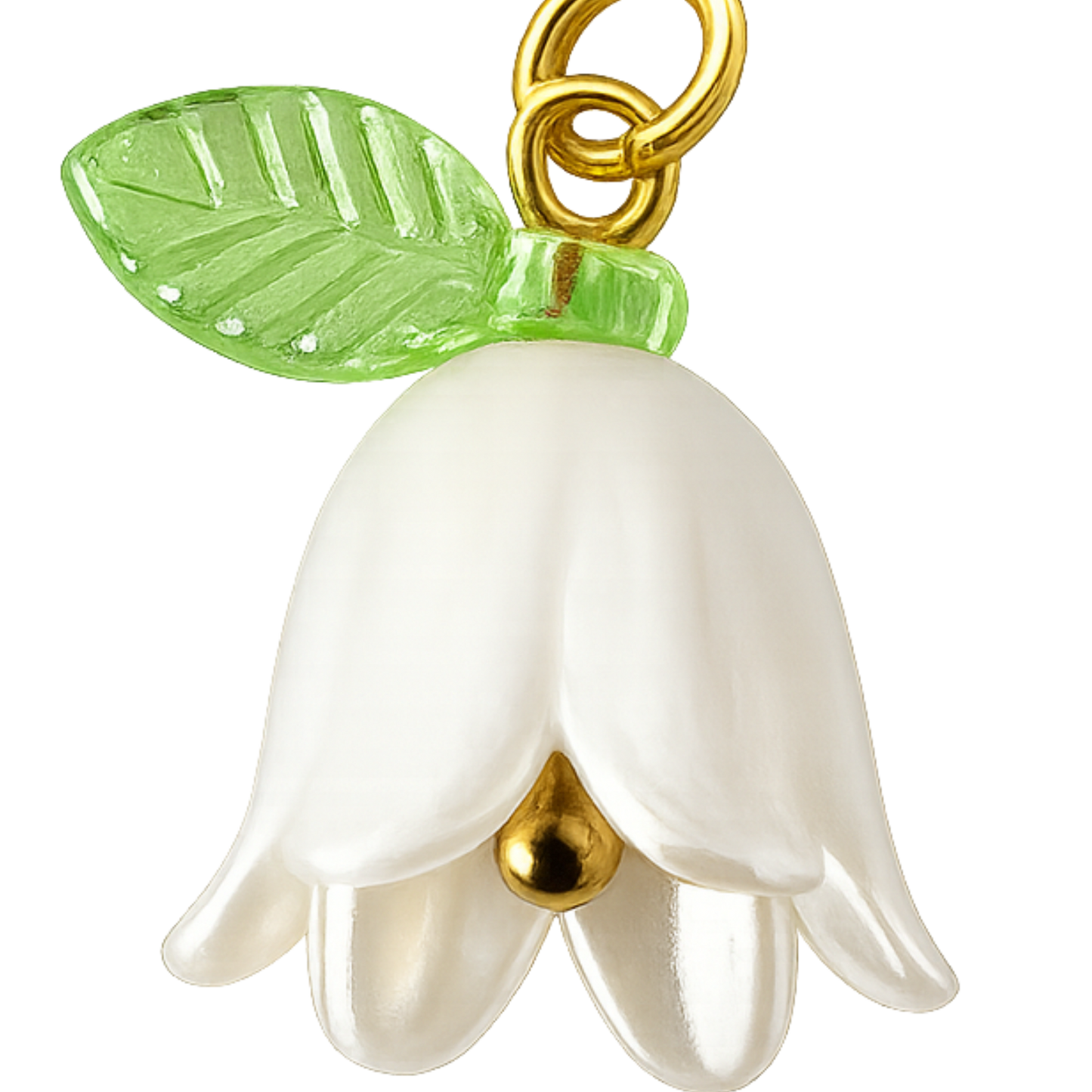 Pearl Tulip Charm