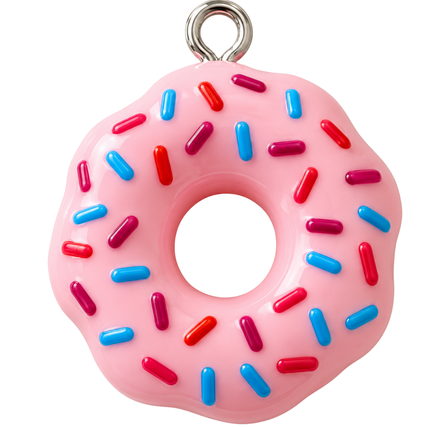 Pink Sprinkles Donut