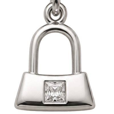 Silver Handbag Crystal