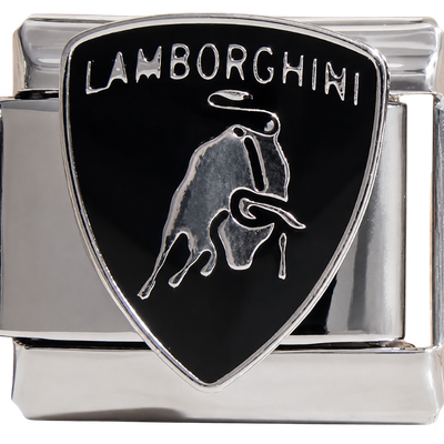 Silver Lamborghini Charm
