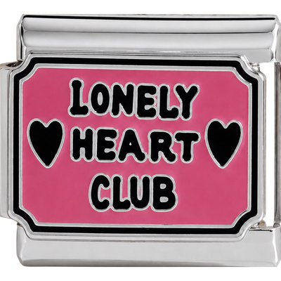 Silver Lonely Heart Club Charm
