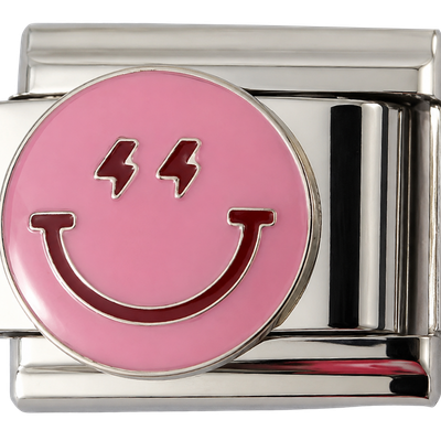 Silver Smiley Charm