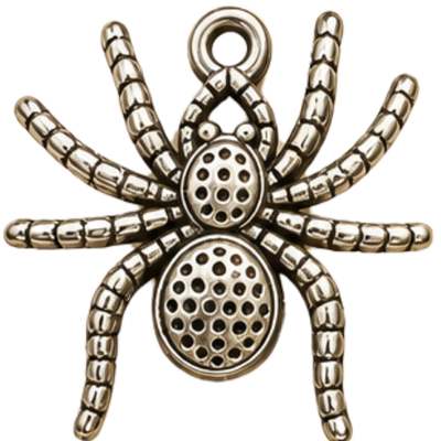 Silver Spider Charm