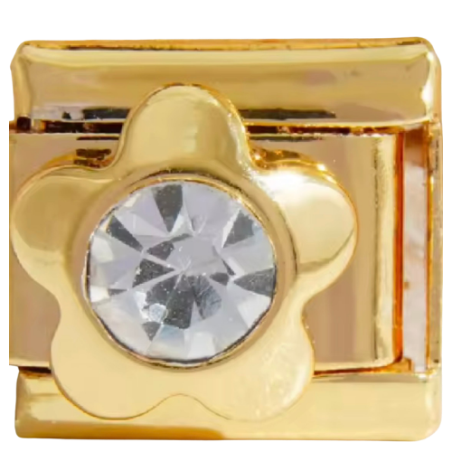 Flower Zircon-centered Italiancharm
