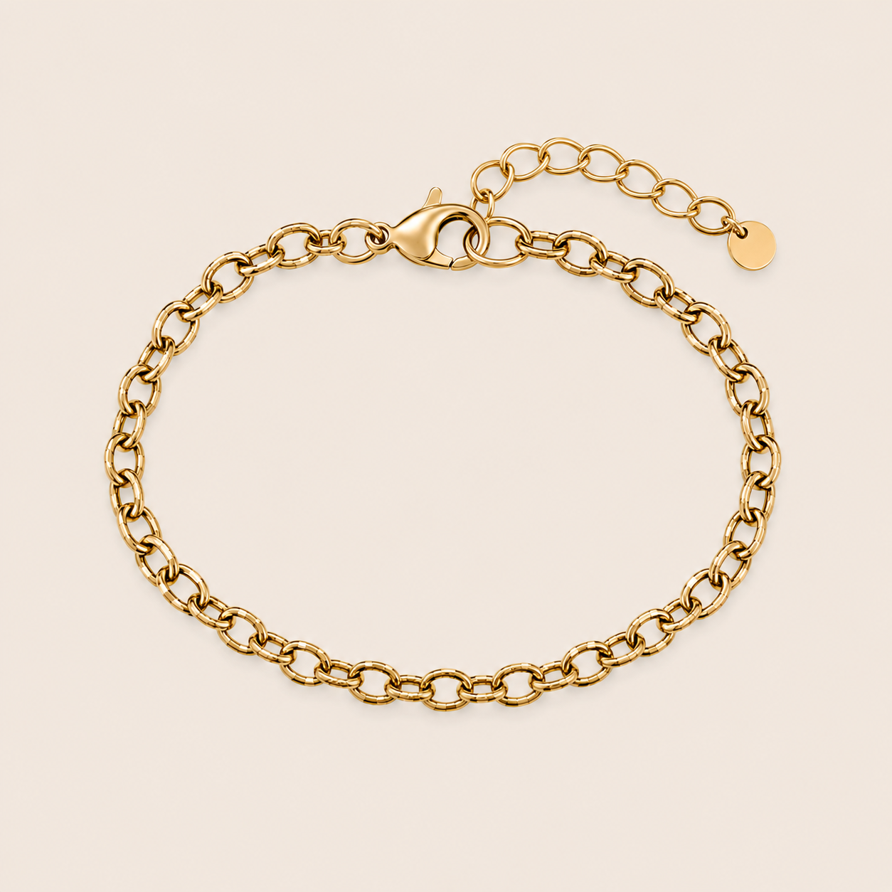 Twisted Oval Base Bracelet