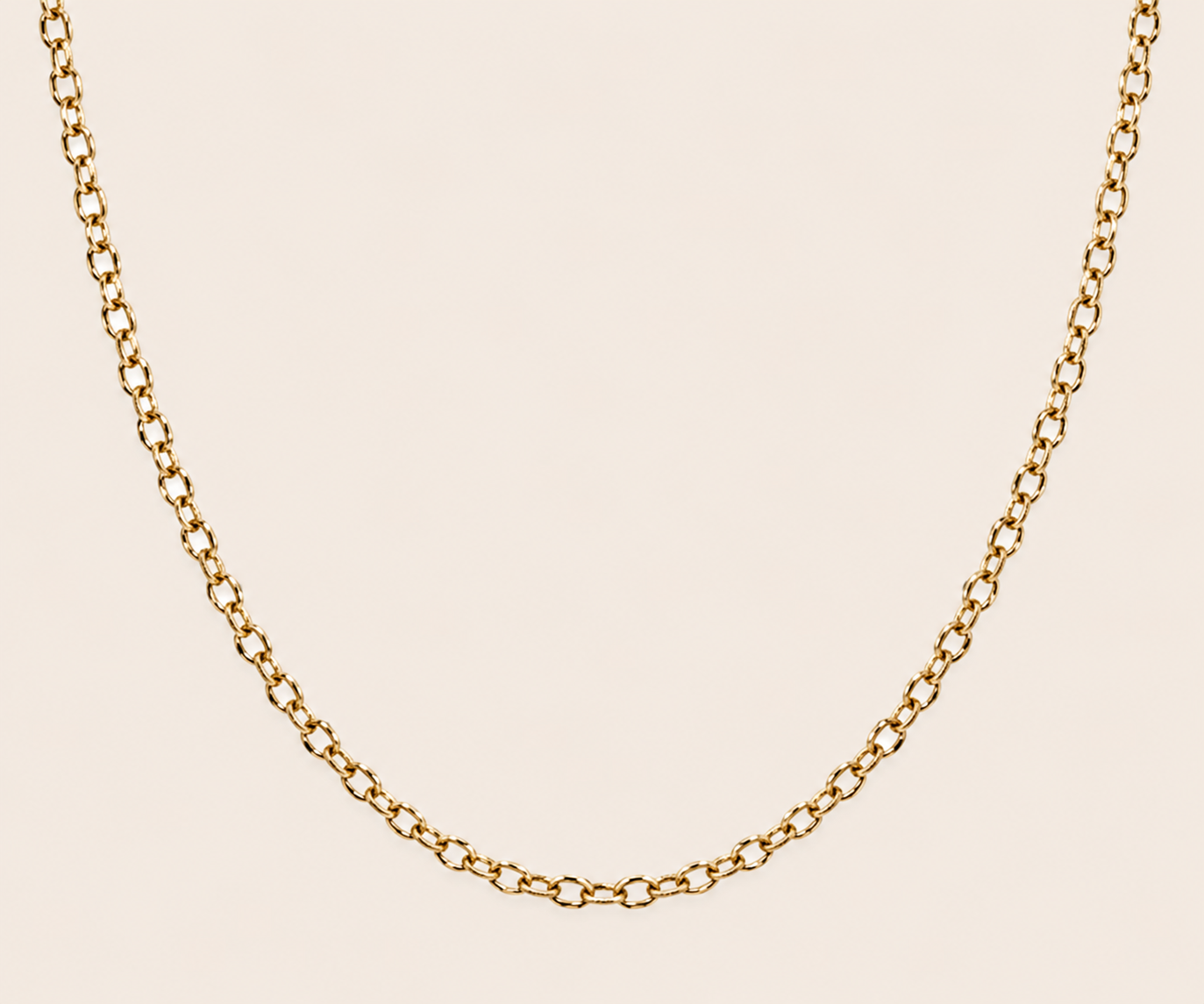 Twisted Oval Base Necklace
