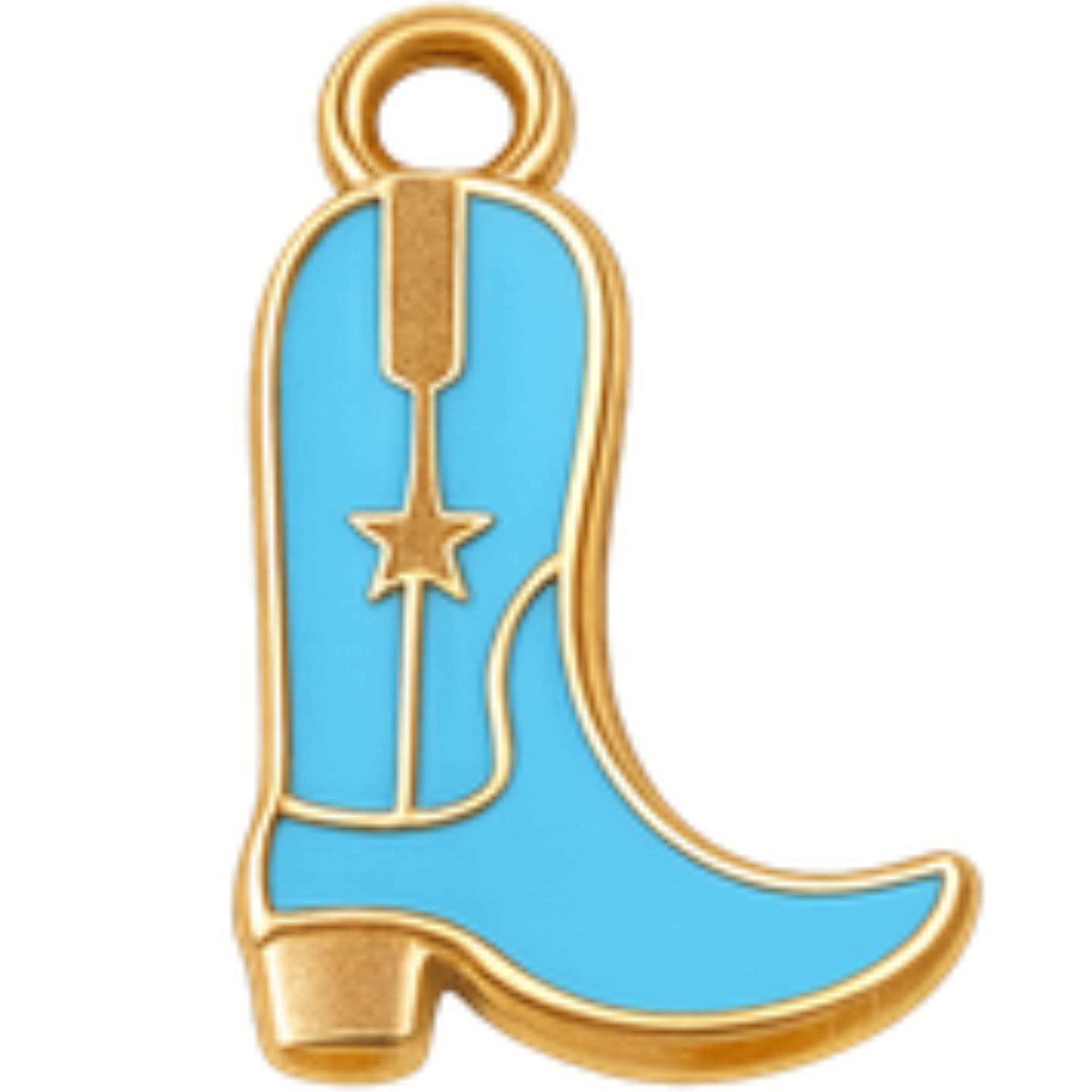 Babyblue Boot Charm