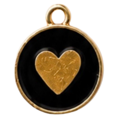 Black Heart Charm