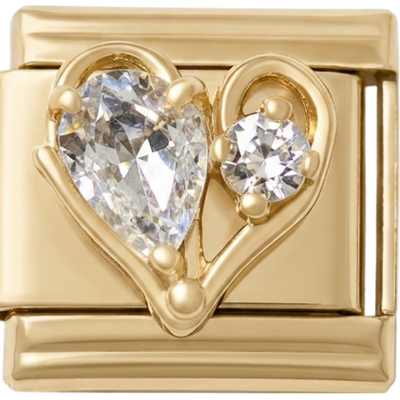Heart Crystal Pear