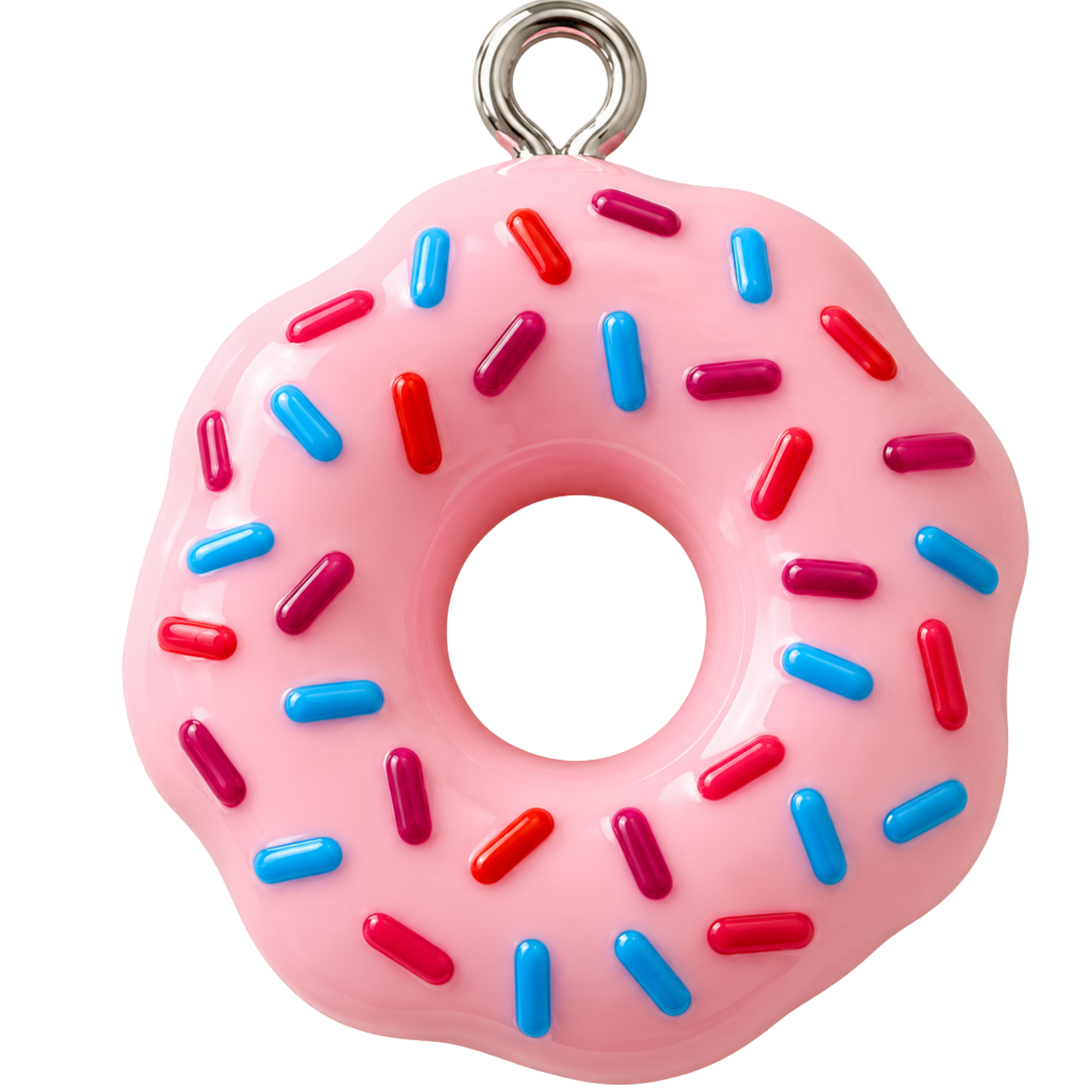 Pink Sprinkles Donut