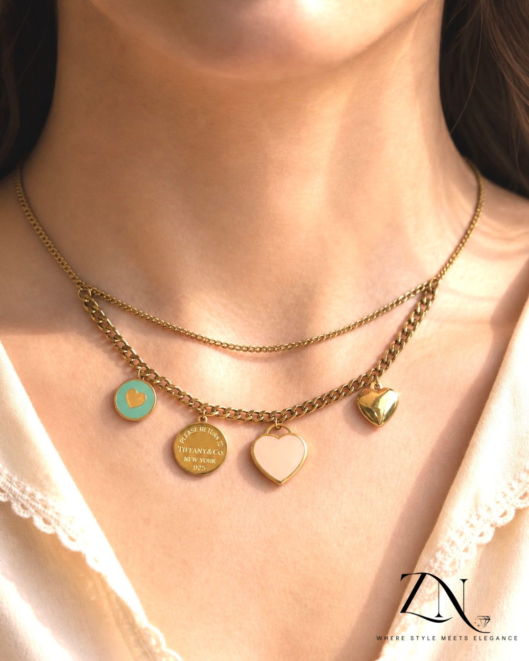 Celeste Charm Layers Necklace