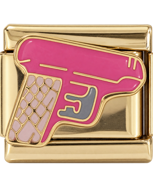 Pink Water Gun Charm