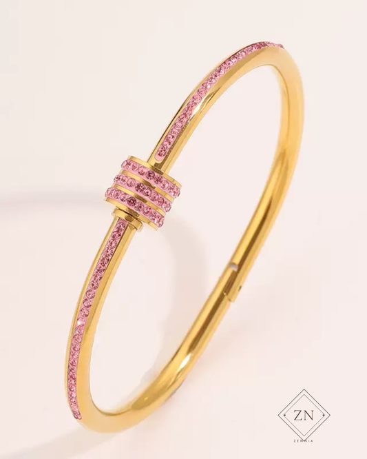 Rosé Rings Bangle