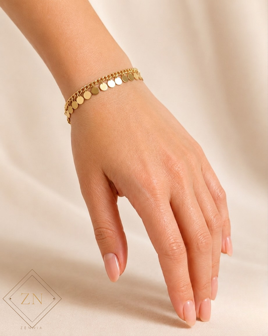 Aurora Disc Bracelet