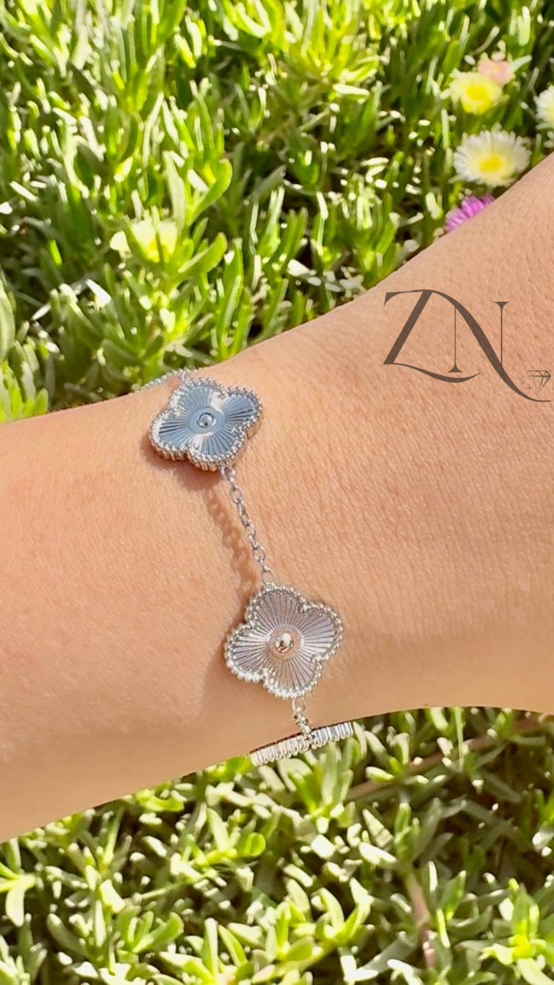 Silver Bloom Bracelet