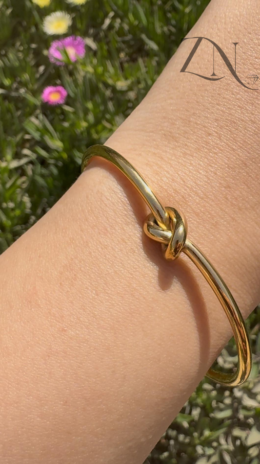 The Golden Knot Bangle