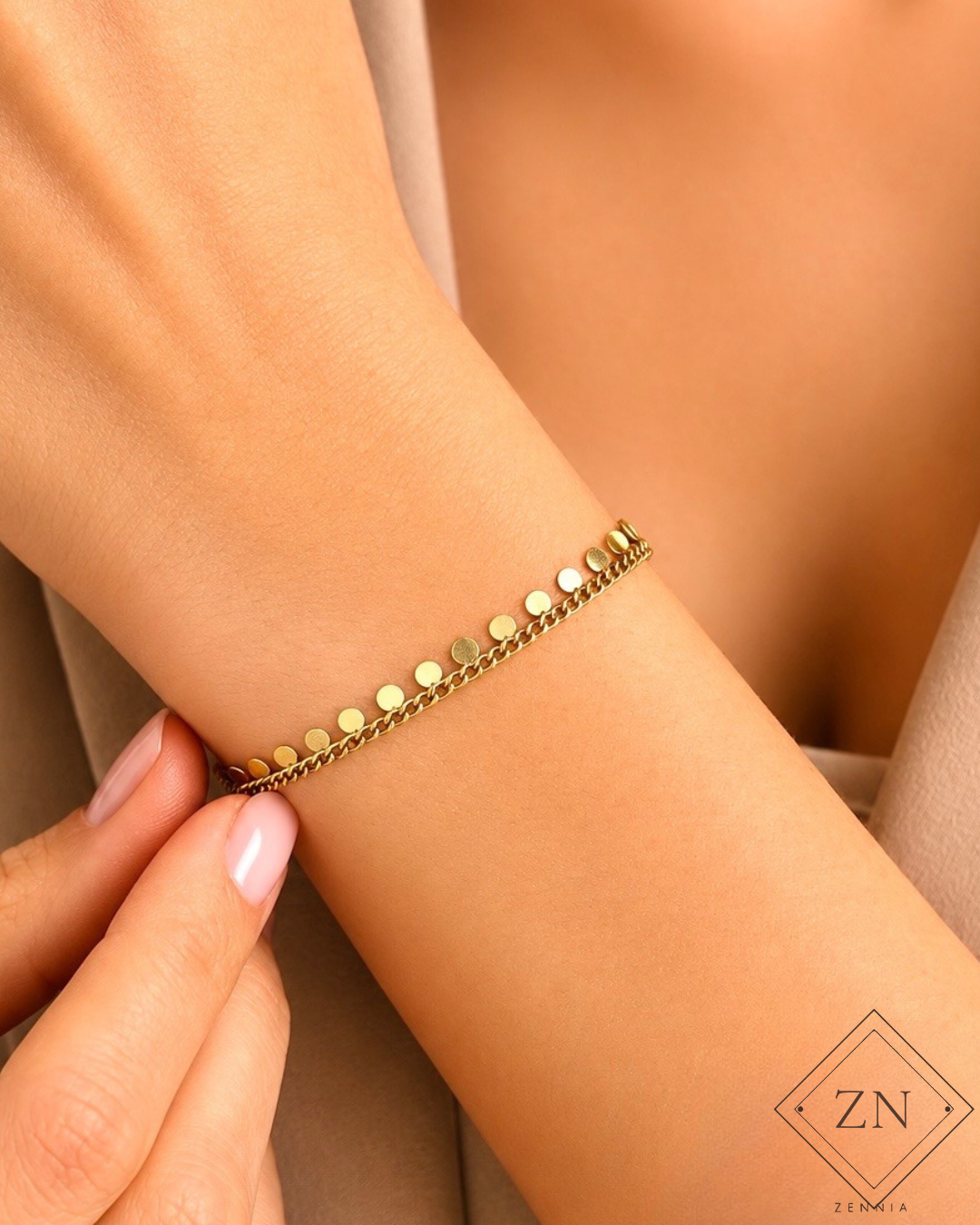 Aurora Disc Bracelet