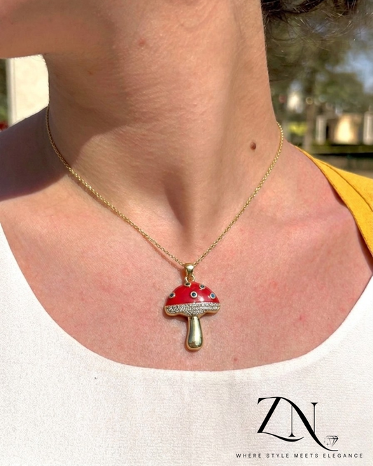 Enchanted Mushroom Necklace