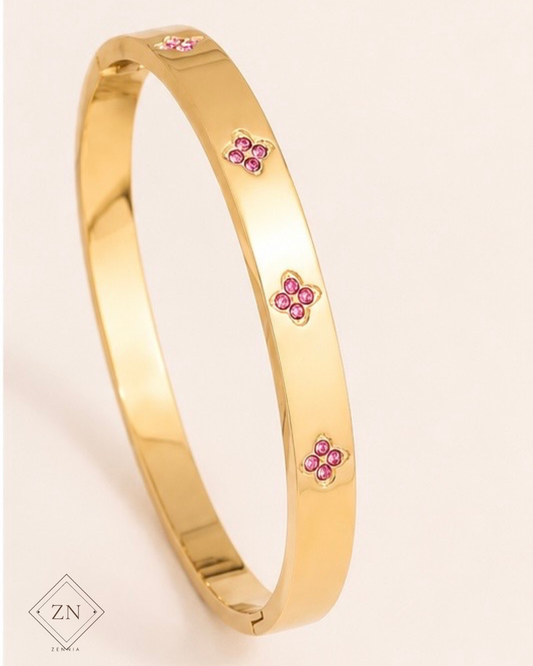 Pink Blossom Bangle