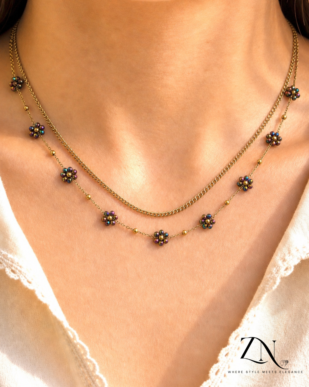 Midnight Bloom Necklace
