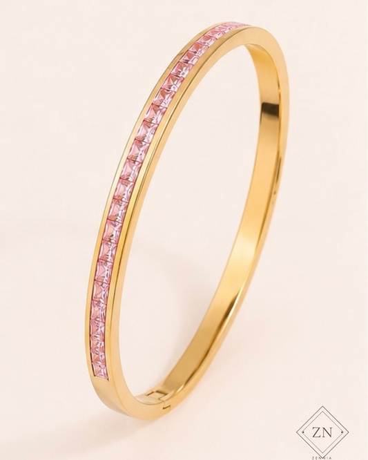 Pink Halo Bangle