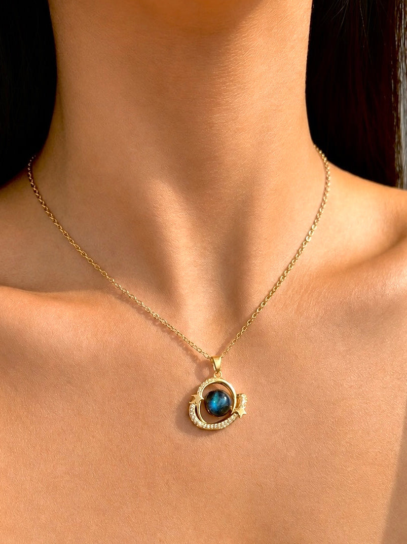 Galactic Orbit Necklace
