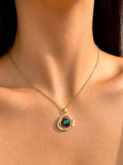 Galactic Orbit Necklace