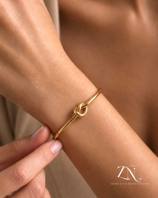 The Golden Knot Bangle