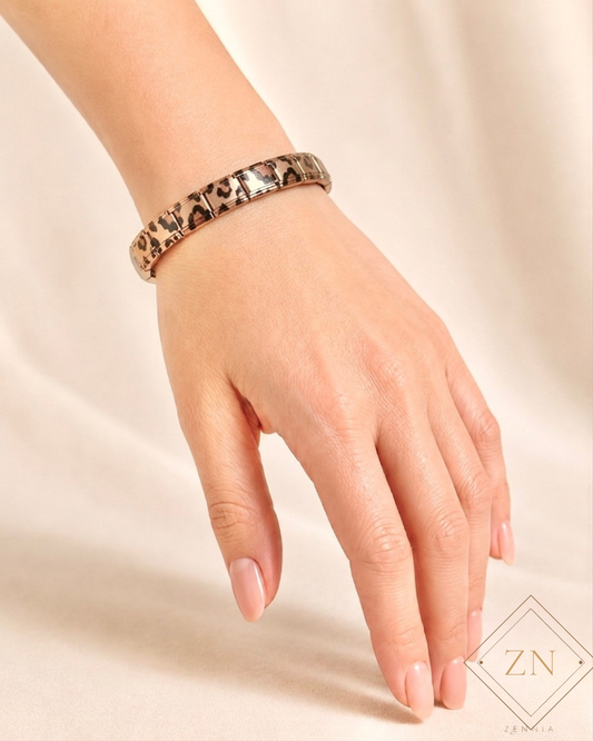 Leopard Italian Bracelet