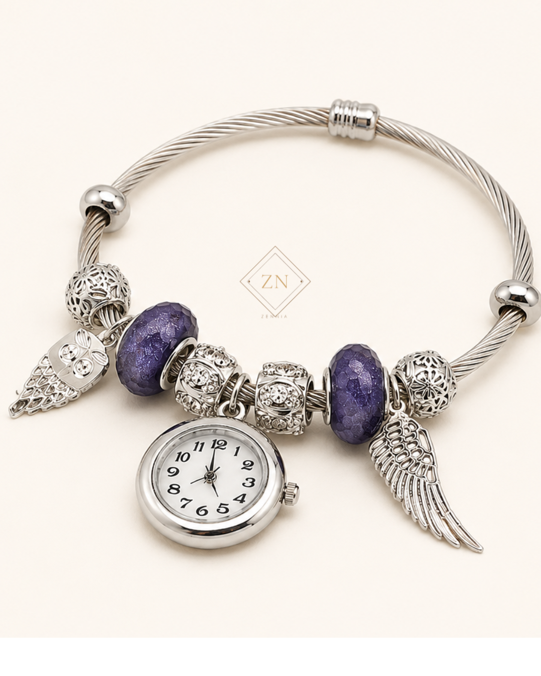 Timepiece Charm Bracelet