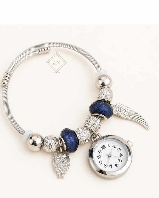 Timepiece Charm Bracelet