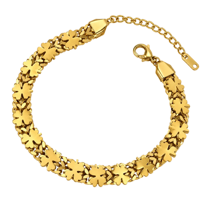 Fortuna Four-Leaf Clover Bracelet