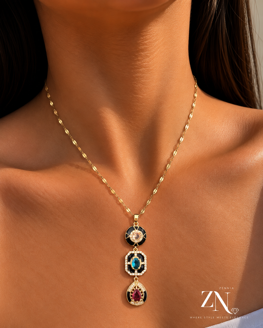 Three-Stone Necklace