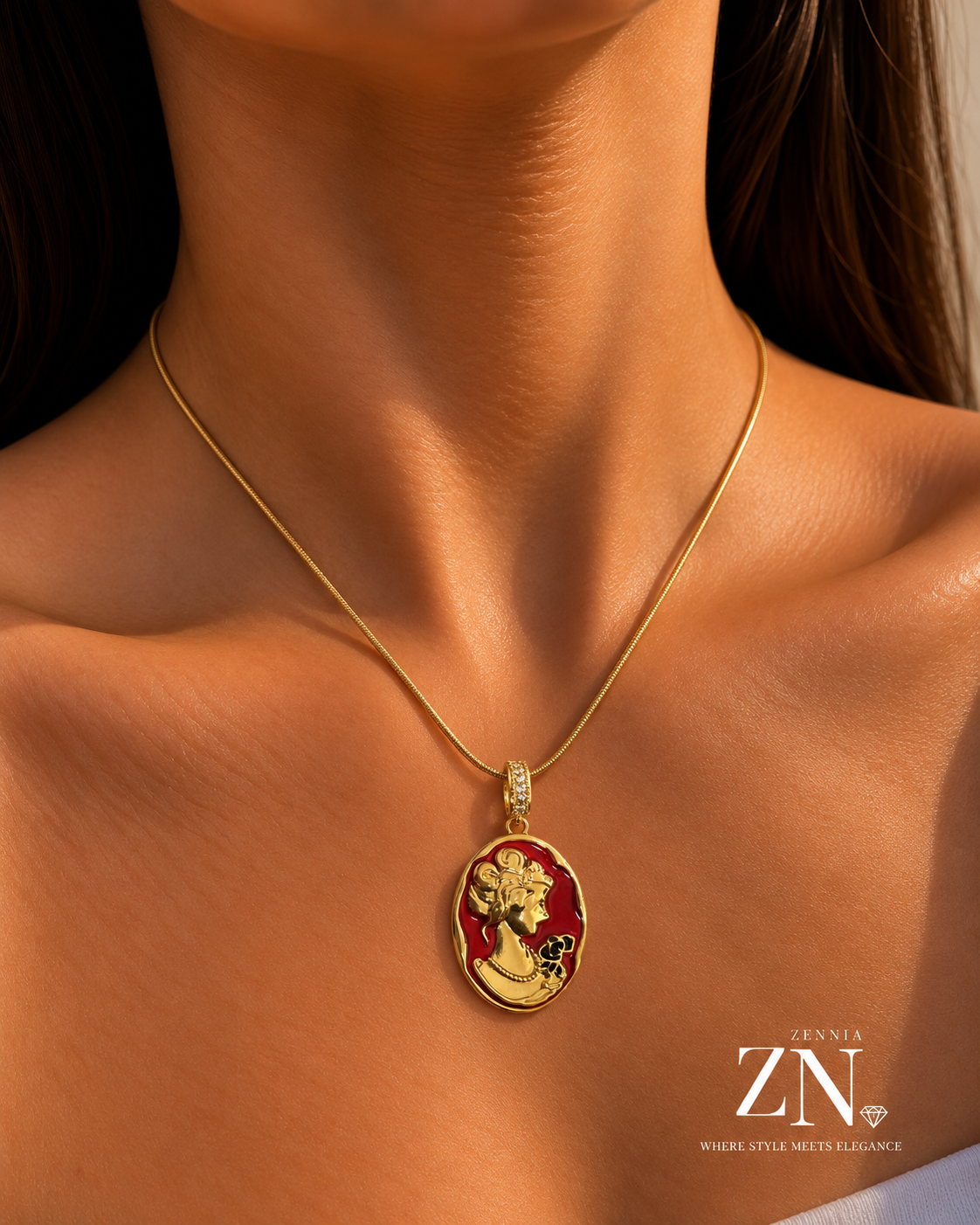 Scarlet Muse Necklace